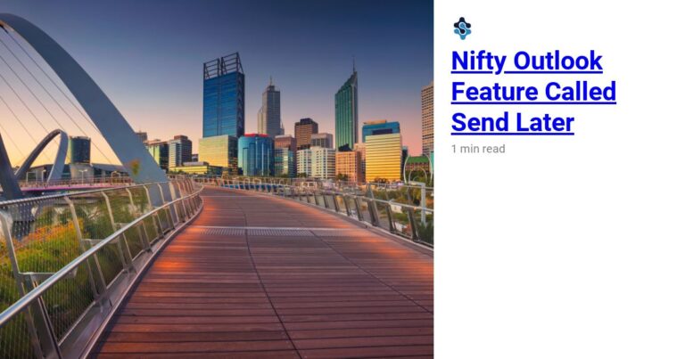 nifty outlook feature called send her later